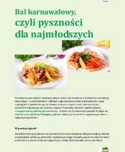 Bal karnawałowy, czyli pyszności dla najmłodszych