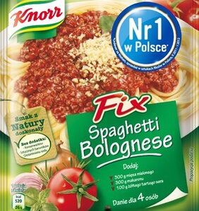 Fix Spaghetti Bolognese – Numer 1 w Polsce!