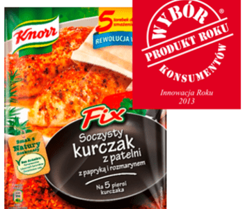 Oto Produkt Roku 2013 – Fix Knorr Soczysty kurczak z patelni