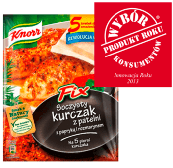 349-349-3 Oto Produkt Roku 2013 – Fix Knorr Soczysty kurczak z patelni