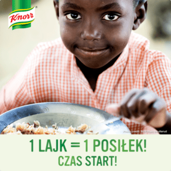 Aktualności kulinarne , , , , - "1 LAJK = 1 POSIŁEK" Pomóż przekazać potrzebującym dzieciom szkolne posiłki
