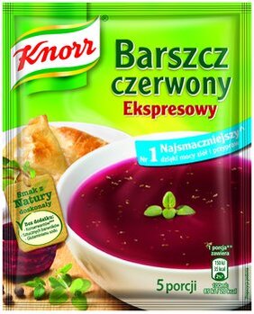 349-349-1 Barszcz czerwony Ekspresowy Knorr – najsmaczniejszy dzięki mocy ziół i przypraw