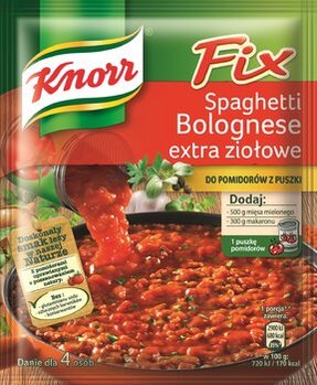Fix Spaghetti Bolognese extra ziołowe do pomidorów z puszki – idzie nowe, mocno pomidorowe