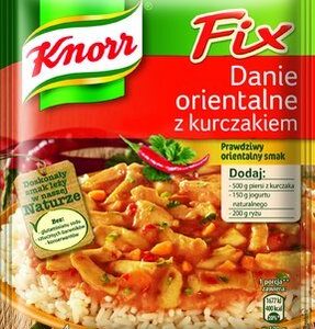 NOWOŚĆ! Fix Knorr Danie orientalne z kurczakiem – zabierz się w egzotyczną podróż smaku