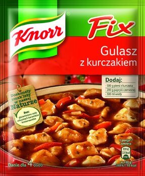 Fix Knorr Gulasz z kurczakiem – Domowy gulasz w najlepszym wydaniu