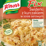 Fix Knorr Świderki z kurczakiem w sosie serowym – pyszny makaron z kurczakiem na ser(io)