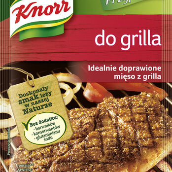 Nowość! Przyprawa do grilla Knorr, czyli idealnie doprawione mięso z grilla