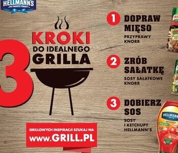 Sezon na ruszcie! "3 kroki do idealnego grilla" od marek Knorr i Hellmann's