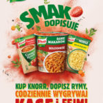 Aktywacja konsumencka kategorii snacków Knorr „Smak dopisuje”. Konsumenci rymują z Cyber Marianem