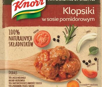 Klopsiki w sosie pomidorowym i Tagliatelle z kurczakiem Naturalnie Smaczne! Knorr