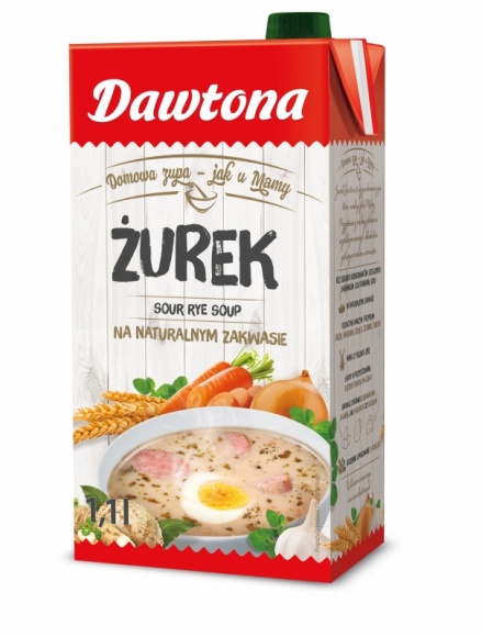 Żurek - domowa zupa od Dawtony LIFESTYLE, Żywienie - Żurek to obowiązkowa pozycja na wielkanocnym stole. Jego prawdziwym sekretem jest jednak dobra baza. Nowość Dawtony – Żurek przygotowany na naturalnym zakwasie będzie niezawodną propozycją, która sprawdzi się nie tylko w okresie świątecznym, lecz także jako codzienny obiad.
