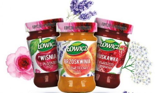 Owoce i kwiaty połączone w smaczną przyjemność