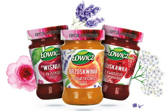 Owoce i kwiaty połączone w smaczną przyjemność