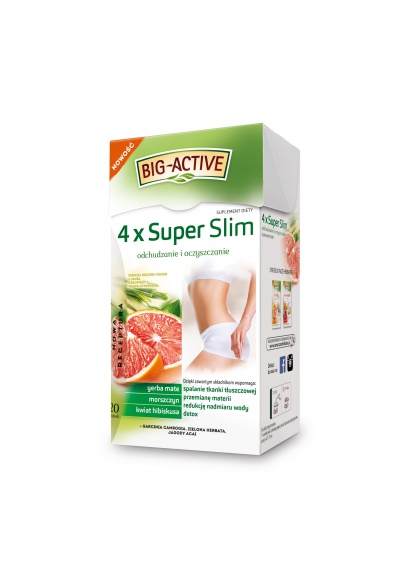 Przygotuj się do lata z herbatami funkcjonalnymi Big-Active! LIFESTYLE, Żywienie - Wiosna to czas, kiedy zaczynamy więcej ćwiczyć i stosować diety, by przygotować swoje ciało na lato. Warto wtedy sięgnąć po herbaty funkcjonalne Big-Active, których unikalne połączenia składników aktywnych wesprą nas w osiągnięciu wymarzonej sylwetki.