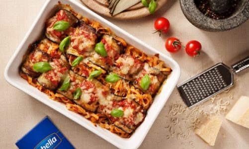 Zapiekanka bakłażanowa dla całej rodziny