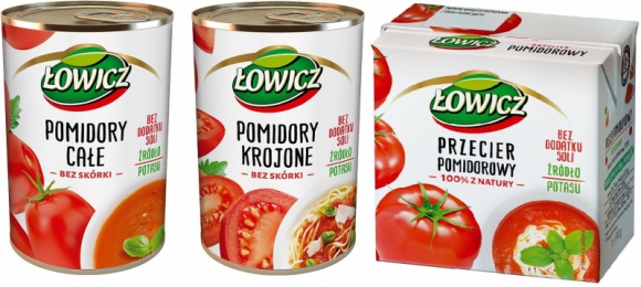 Produkty pomidorowe Łowicz – źródło potasu, bez dodatku soli. LIFESTYLE, Żywienie - Produkty marki Łowicz nie zawierają dodatku soli, ani żadnych substancji konserwujących. Są za to źródłem cennego, obecnego w pomidorach pierwiastka – potasu.