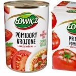 Produkty pomidorowe Łowicz – źródło potasu, bez dodatku soli.