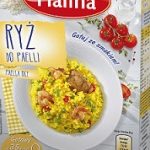 Hiszpania na talerzu z ryżem do paelli marki Halina
