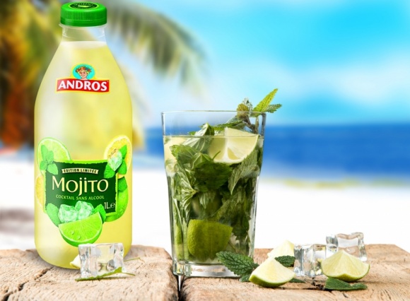 Lato, owocowa świeżość i Mojito od marki Andros! LIFESTYLE, Żywienie - Lato coraz bliżej! Marka Andros przedstawia przepis na pyszny i szybki drink Mojito.
