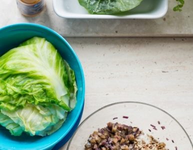 Gołąbki z bakłażanem