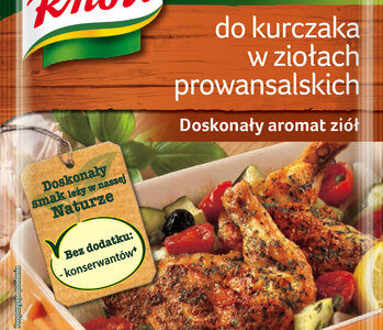 NOWOŚĆ! Przyprawa do kurczaka w ziołach prowansalskich Knorr i Przyprawa do skrzydełek z kurczaka Knorr