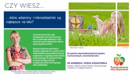 Które witaminy i mikroskładniki są najlepsze na lato?