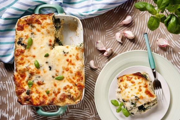 Lasagne z kurczakiem i pesto