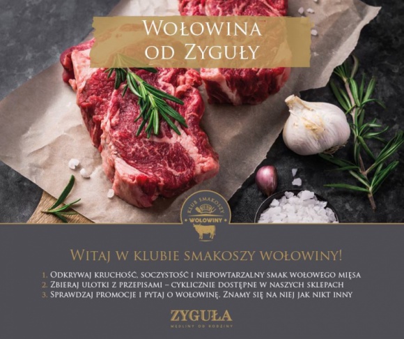 Wołowina na talerzu LIFESTYLE, Żywienie - Kultura spożywania wołowiny w Polsce cały czas się rozwija.