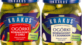Dwa nowe smaki ogórków korniszonów od Krakusa