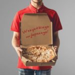 Życzenia co do pudełka pizzy
