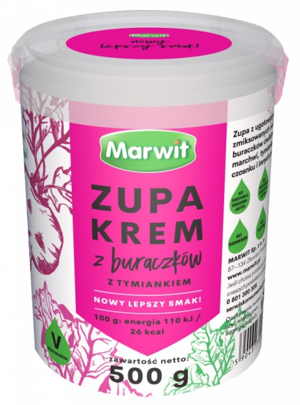 Zupa krem Marwit z buraczków z tymiankiem
