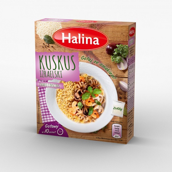 Nowość w ofercie marki Halina! Kuskus izraelski – prawdziwa perła wśród kasz LIFESTYLE, Żywienie - Oferta marki Halina powiększyła się właśnie o kolejną nowość – kuskus izraelski, który ze względu na swój wyjątkowy kształt znany jest również pod nazwą kuskus perłowy.