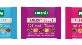 Nowość marki FreeYu – Baton 100 kcal LIFESTYLE, Żywienie - Batony 100 kcal FreeYu to seria trzech, zdrowych, wygodnych w użyciu i szybko zaspokajających głód przekąsek.