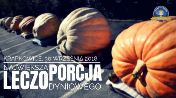 Podczas Festiwalu Dyni – Bania Fest będą bić Rekord Polski LIFESTYLE, Żywienie - Tym razem podczas Festiwalu Dyni - Bania Fest, który rozpocznie się już 30 września 2018 roku, odbędzie się oficjalna próba ustanowienia Rekordu Polski na największą porcję leczo dyniowego. 