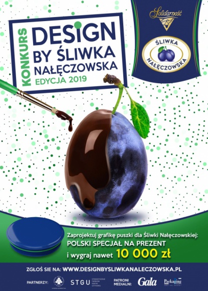 Wystartowała II edycja konkursu Design by Śliwka Nałęczowska. Pasjonaci grafiki LIFESTYLE, Żywienie - Do 20 marca można nadsyłać zgłoszenia w II edycji Design by Śliwka Nałęczowska. Pasjonaci grafiki i designu mają za zadanie zaprojektować nadruk na puszkę pralin Śliwki Nałęczowskiej. Prace oceni jury pod przewodnictwem Małgorzaty Sochy. Zwycięzca odbierze czek na 10 tys. zł.