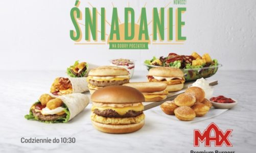 Wiosenny powiew nowości – MAX Premium Burgers wprowadza Menu Śniadaniowe