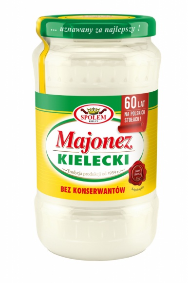 Majonez Kielecki – marka z sześćdziesięcioletnią tradycją LIFESTYLE, Żywienie - Aż trudno uwierzyć, że Majonez Kielecki produkowany przez Wytwórczą Spółdzielnię Pracy „Społem” w tym roku obchodzi „okrągłą”, sześćdziesięcioletnią rocznicę obecności na rynku!