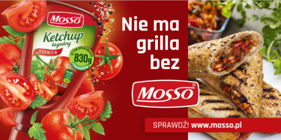 Nie ma grilla bez Mosso LIFESTYLE, Żywienie - Wiosna zwiastuje początek sezonu grillowego, a wraz z nim pojawienie się nowości. Marka Mosso przygotowała gamę sosów, które, dzięki idealnej kompozycji składników, będą stanowiły doskonałe uzupełnienie przyrządzonych na grillu dań.