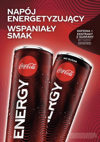 Nowy napój energetyzujący – Coca-Cola Energy LIFESTYLE, Żywienie - Coca-Cola rozszerza portfolio o nowy napój energetyzujący – Coca-Cola Energy