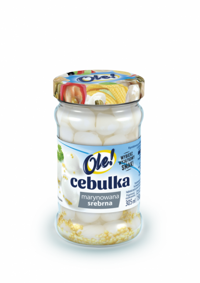 Cebulka marynowana srebrna OLE! LIFESTYLE, Żywienie - OLE! - producent przetworów warzywnych