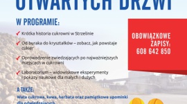 Słodki Dzień Otwartych Drzwi Cukrowni w Strzelinie LIFESTYLE, Żywienie - Ile buraków cukrowych potrzeba, aby wyprodukować 1 kg cukru? Czym są wysłodki? Gdzie znajdowała się pierwsza cukrownia w Polsce?