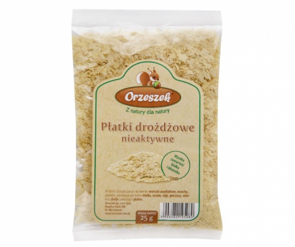 Wielozadaniowe płatki drożdżowe, czyli „wegański parmezan” od firmy Orzeszek