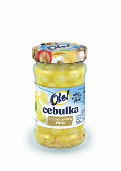 Cebulka marynowana złota OLE! – złoto nie tylko dla zuchwałych