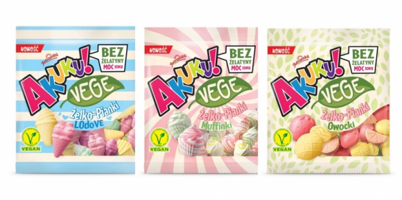 Akuku! VEGE – pierwsze na rynku wegetariańskie żelko-pianki