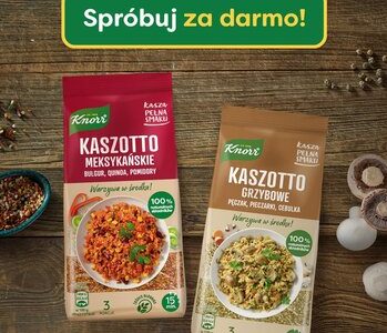 Smakuj i wygrywaj Kaszę pełną smaku Knorr – akcja darmowego próbowania i konkurs produktowy