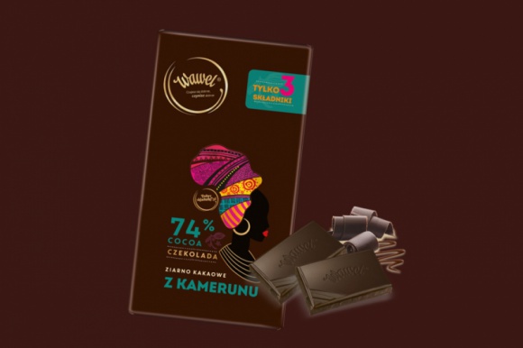 Nowość od Wawelu – czekolada tylko z trzech składników LIFESTYLE, Żywienie - Im prościej, tym lepiej – ta zasada przyświecała twórcom nowej Czekolady Gorzkiej 74% cocoa z ziarnem z Kamerunu.