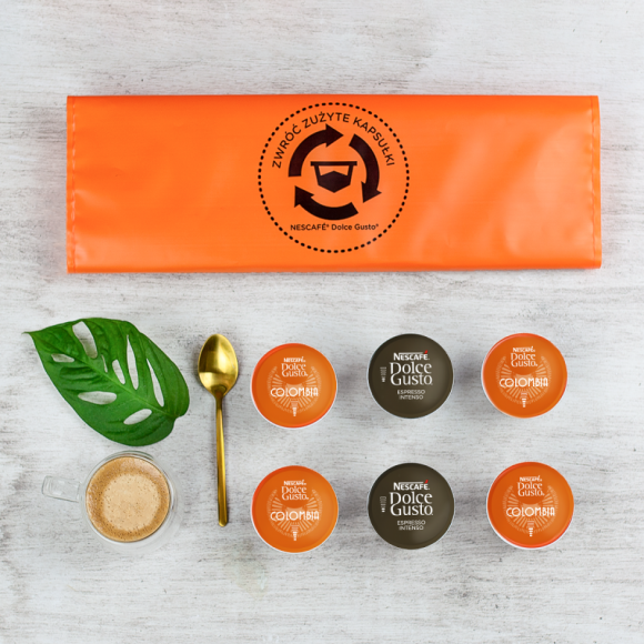 NESCAFÉ Dolce Gusto z programem recyklingu kapsułek LIFESTYLE, Żywienie - Wystartował projekt #RecyklingDolceGusto, w ramach którego klienci sklepu internetowego NESCAFÉ® Dolce Gusto® mogą bezpłatnie oddawać do recyklingu zużyte kapsułki po kawie. To kolejny krok marki w dążeniu do zwiększenia odzysku i recyklingu kapsułek.