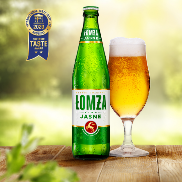 Superior Taste Award dla piwa Łomża Jasne LIFESTYLE, Żywienie - Piwo Łomża Jasne (VAN PUR S.A.) otrzymało dwie złote gwiazdki za wybitny smak oraz jakość w konkursie Superior Taste Award.