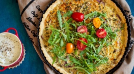 PRZEPIS Tarta pieczarkowo – śmietanowa LIFESTYLE, Żywienie - PRZEPIS Tarta pieczarkowo – śmietanowa
