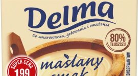 Kampania „Delma gotowa na wszystko!”, czyli wielki powrót Delmika LIFESTYLE, Żywienie - Delmik – brand hero marki Delma powraca! Bohatera zobaczymy w nowej kampanii promującej Delmę Maślany smak 80% tłuszczu - „Delma gotowa na wszystko”. Kampania nawiązuje do uniwersalności produktu i hasła: „Smaruj, gotuj, smaż!”.